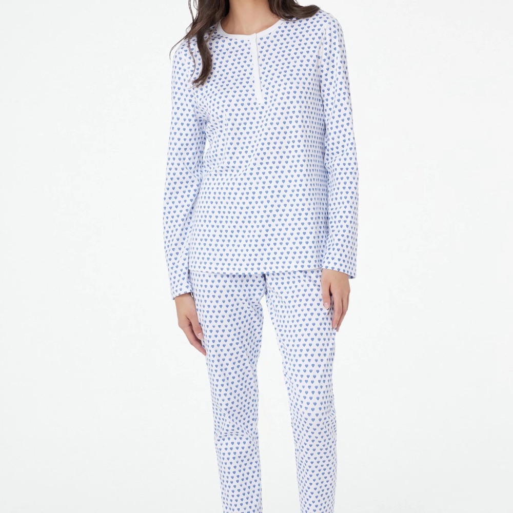 Roller Rabbit Hearts Pajama Set